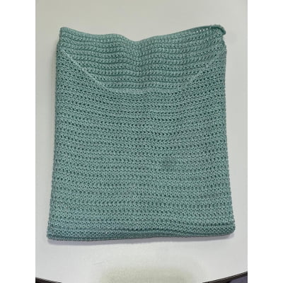 REGATA CROCHE COM BRILHO